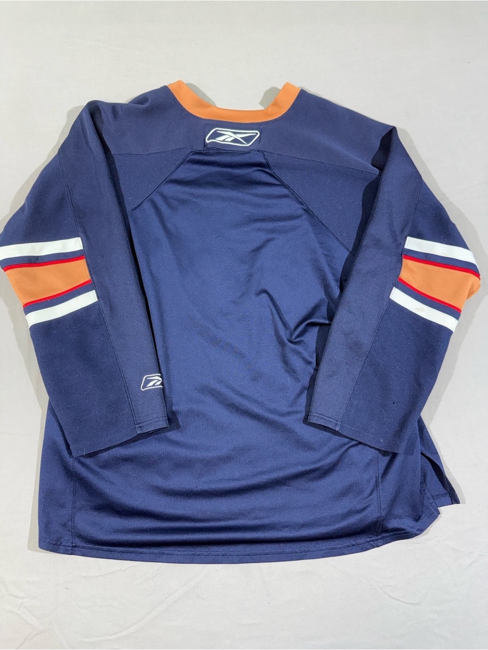 Reebok Edmonton Oilers Navy Hockey Jersey - Picture 3 of 7